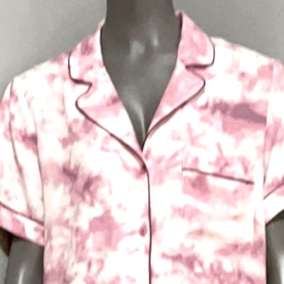 NWT GORGEOUS IN BLOOM PINK & WHITE 2~PIECE PJ SET Sz Small - Picture 6 of 8